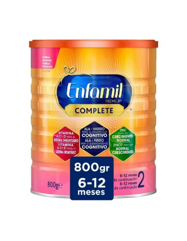 Enfamil Complete 2 Leche de Continuación, 800 gr