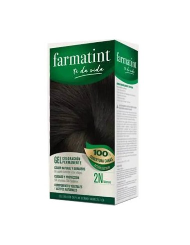 Farmatint 2N Moreno Gel Coloración Permanente