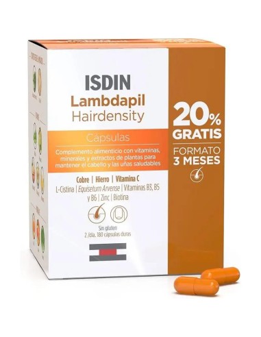 Isdin Lambdapil Hairdensity 180 Caps