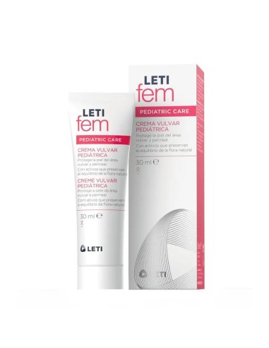 Letifem Paediatric Crema Vulvar, 30 ml