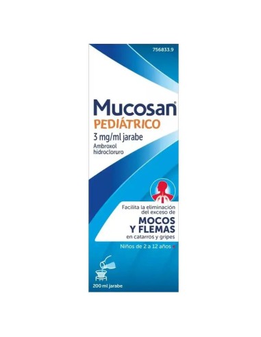 Mucosan Pediatrico 15 Mg/5 ml Jarabe 200 ml