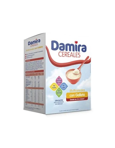 Damira Multicereales con Galleta, 600 gr