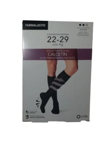 Farmalastic Calcetin Compresión Normal Antibacteriano