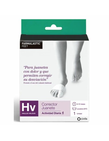 Farmalastic Corrector Juanetes Dia/Noche, Talla M
