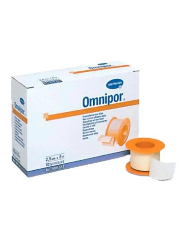 Hartmann Esparadrapo Hipoalergénico Papel 5 x 2,5 cm