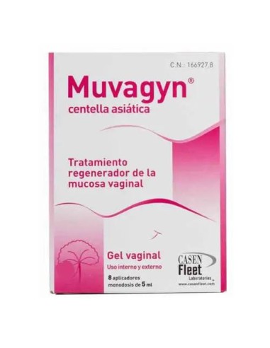 Muvagyn Centella Asiatica Gel Vaginal 8 Aplicadores