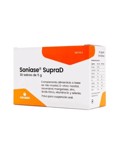 Soniase Supra D 30 Sobres x 5 gr