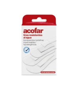 Acofar Tiritas Transparentes Resistentes Al Agua 20 unidades 2