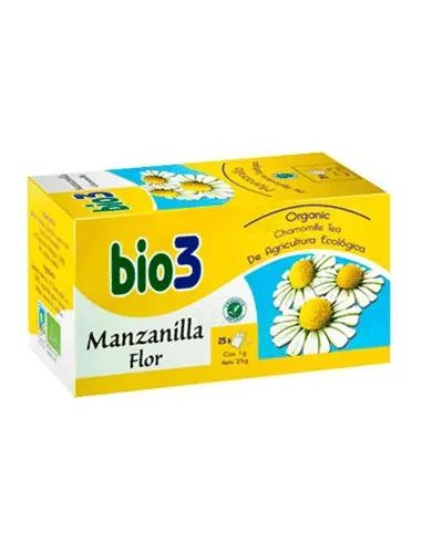 Bio3 Manzanilla Ecologica 25 Filtros x 1,5 gr