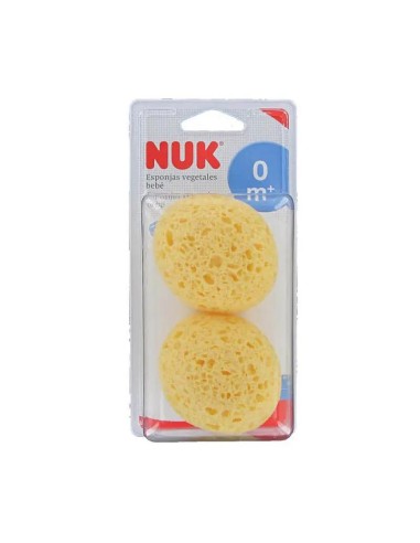 NUK Esponjas 100% Vegetales Bebé 2 unidades