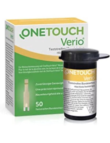 Onetouch Verio Tiras Reactivas Glucemia 50 tiras