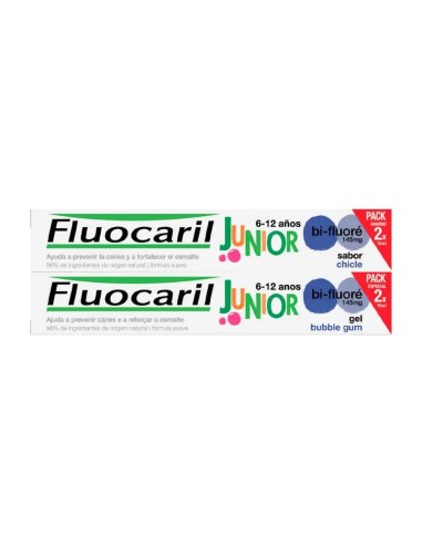 Fluocaril Junior Gel Bubble 2X75 ml