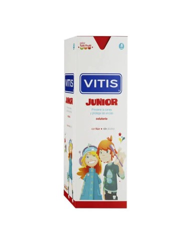 VITIS Junior Colutorio 500 ml Sabor Tutti Frutti