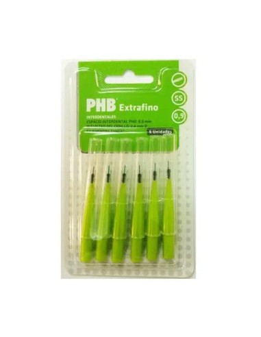 PHB CEPILLO INTERDENTAL EXTRAFINO 6 UNIDADES